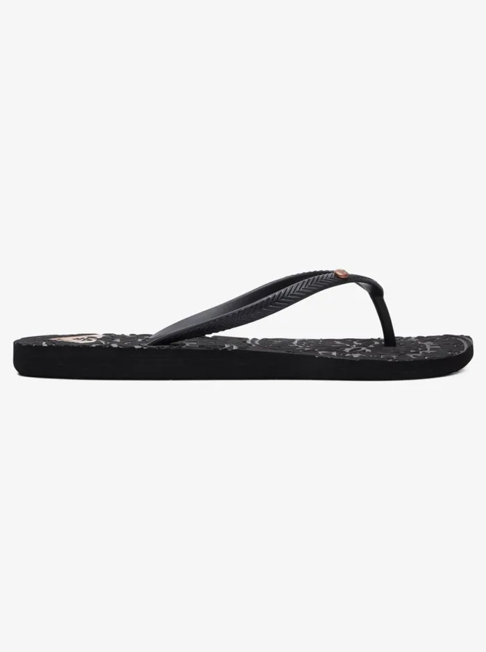 Roxy Flip Flops Antilles Sandals Black 3 8211 Women