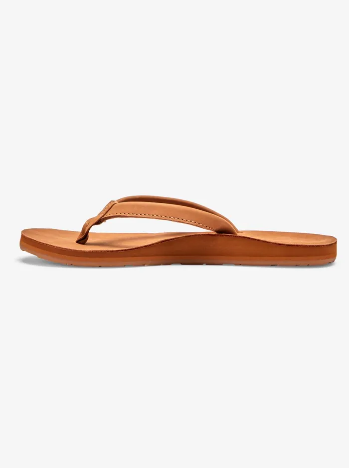 Roxy Flip Flops Lorraine Slim Sandals Tan 8211 Women