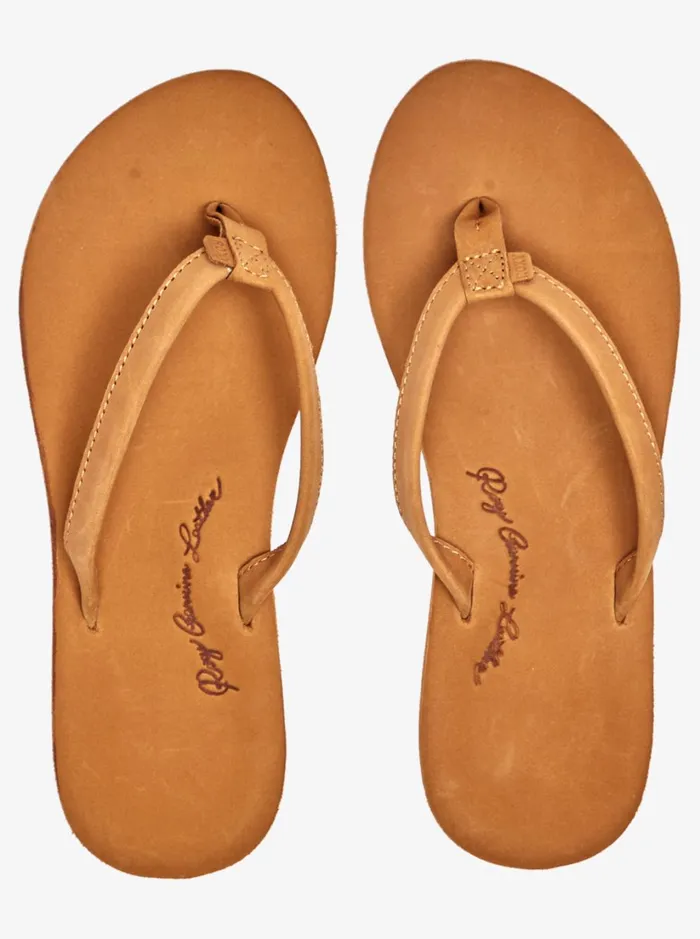 Roxy Flip Flops Lorraine Slim Sandals Tan 8211 Women