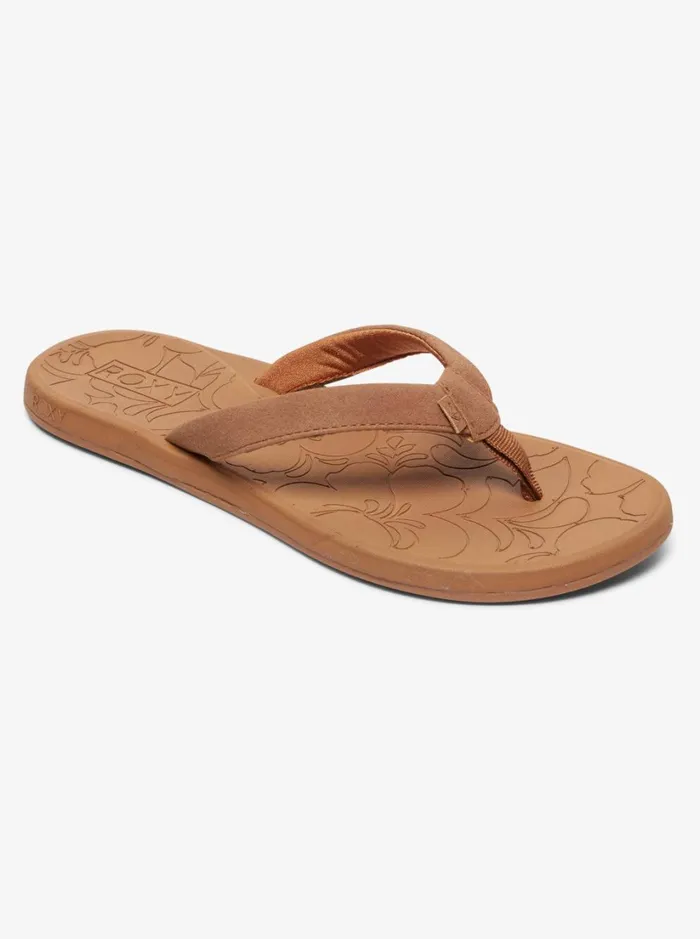 Roxy Flip Flops Vickie FlipFlops Tan 8211 Women
