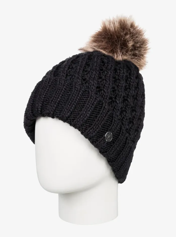 Roxy Girls Snow Girl039s 416 Blizzard Beanie True Black 8211 Women
