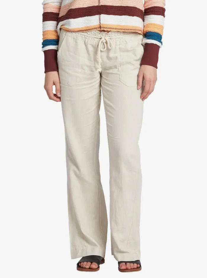 Roxy Pants and Jeans Oceanside Flared Pants Stone 8211 Women