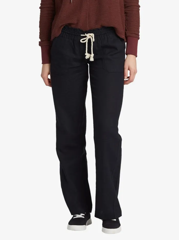 Roxy Pants and Jeans Oceanside Flared Pants True Black 8211 Women