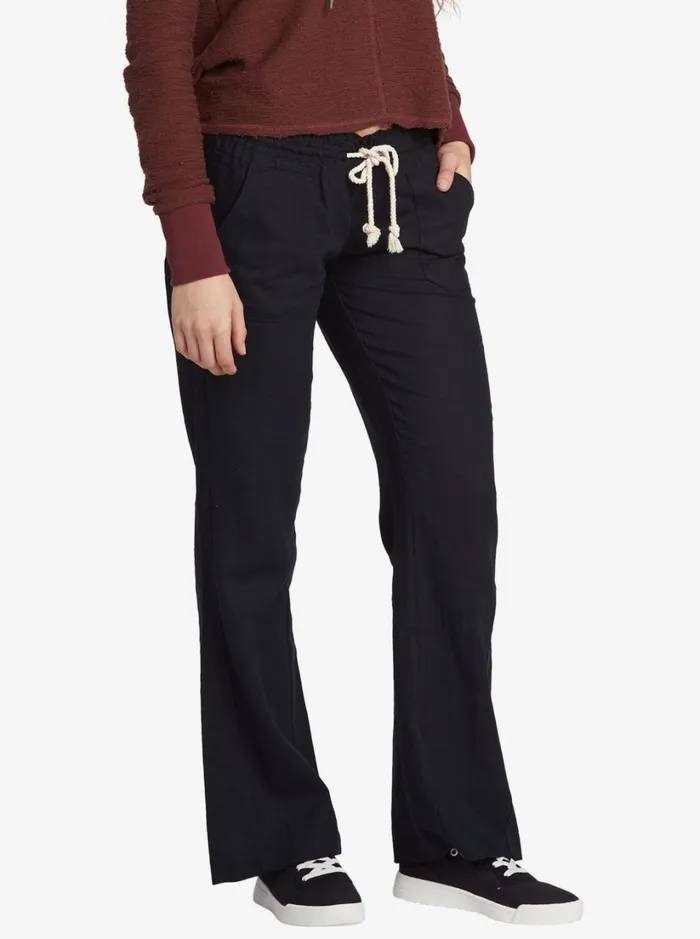 Roxy Pants and Jeans Oceanside Flared Pants True Black 8211 Women