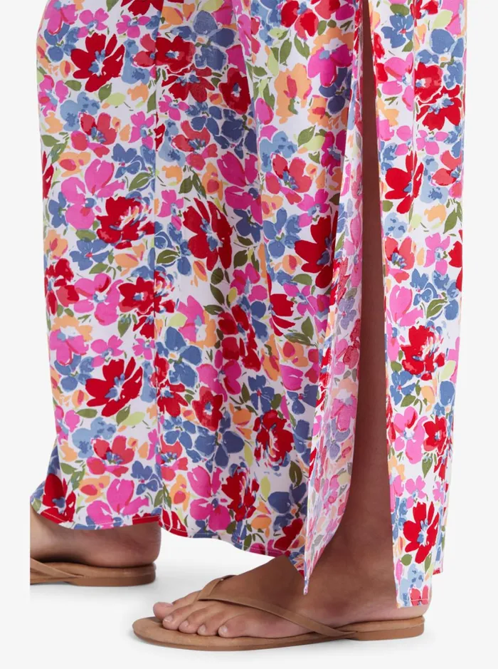 Roxy Pants and Jeans Tropical Rhythm Beach Pants Shocking Pink Bloomin Babe 8211 Women