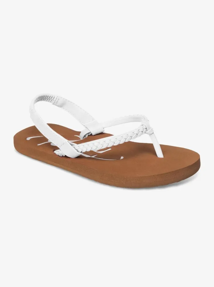 Roxy Shoes and Sandals Girl039s 27 Cabo Sandals White 8211 Women