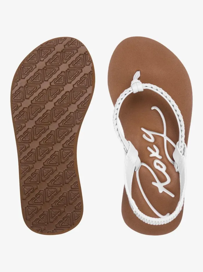 Roxy Shoes and Sandals Girl039s 27 Cabo Sandals White 8211 Women