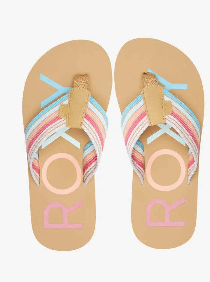 Roxy Shoes and Sandals Girl039s 416 Chika Hi Sandals Baja Bluecrazy Pink 8211 Women