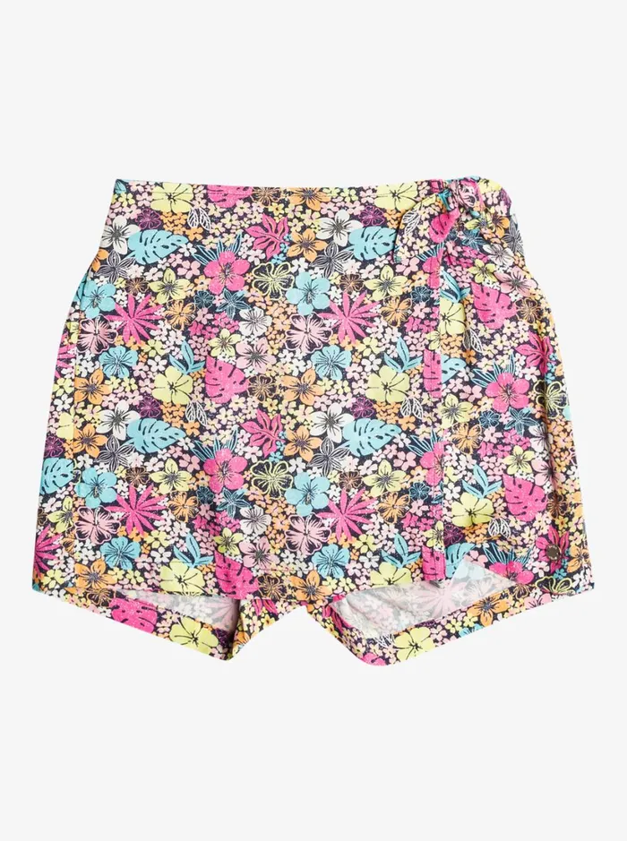 Roxy Skirts and Shorts Girl039s 416 Into The Unknown Wrap Skort For Girls Mood Indigo Tropical Rays 8211 Women Roxy Skirts and Shorts Girl039s 416 Into The Unknown Wrap Skort For Girls Mood Indigo Tropical Rays 8211 Women