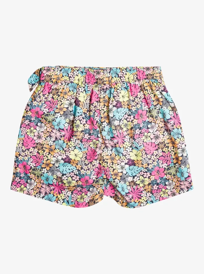 Roxy Skirts and Shorts Girl039s 416 Into The Unknown Wrap Skort For Girls Mood Indigo Tropical Rays 8211 Women