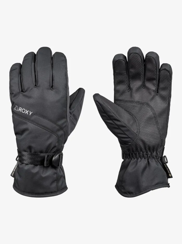 Roxy Snow Accessories GORETEX Fizz Insulated SnowboardSki Gloves True Black 8211 Women