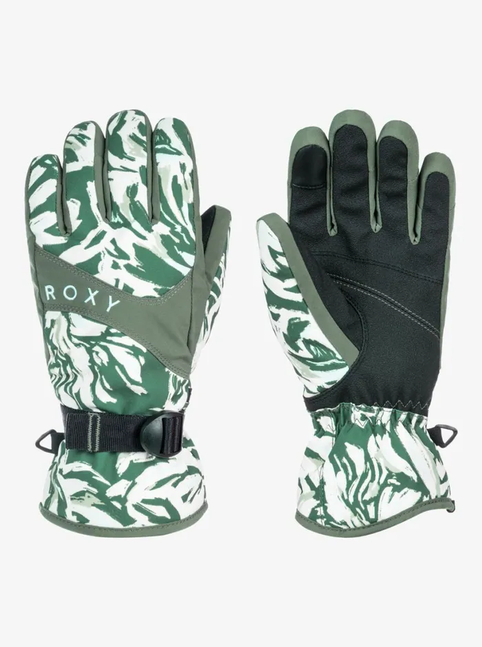 Roxy Snow Accessories Roxy Jetty Technical SnowboardSki Gloves Dark Forest Wild 8211 Women