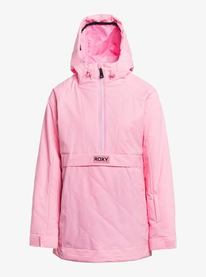 Roxy Snow Jackets Radiant Lines Overhead Technical Snow Jacket Pink Frosting 8211 Women