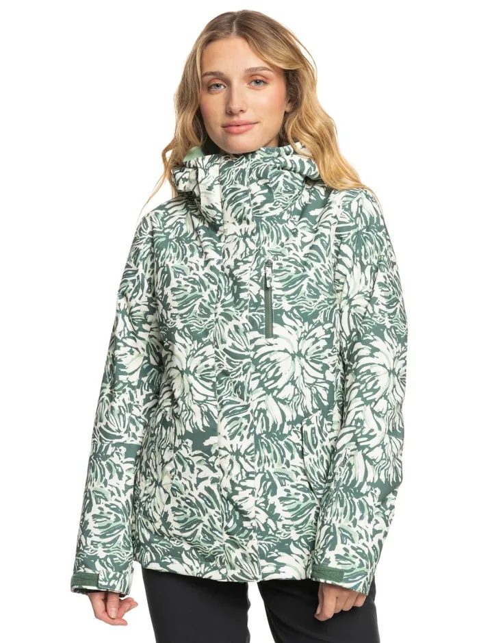 Roxy Snow Jackets Roxy Jetty Technical Snow Jacket Dark Forest Wild 8211 Women Roxy Snow Jackets Roxy Jetty Technical Snow Jacket Dark Forest Wild 8211 Women