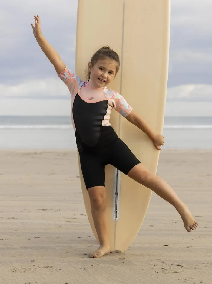 Roxy Surf Girl039s 27 22mm Prologue Short Sleeve Back Zip Springsuit Tanager Tur Tw Floral Conf 8211 Women Roxy Surf Girl039s 27 22mm Prologue Short Sleeve Back Zip Springsuit Tanager Tur Tw Floral Conf 8211 Women