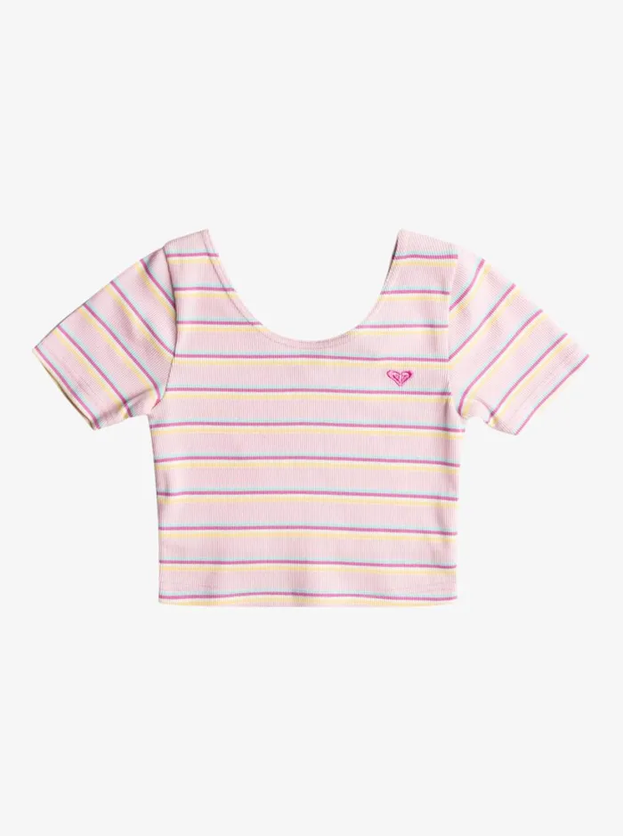 Roxy Tees and Tanks Girl039s 416 Happiest Year Knit Pirouette Surf Happy Stripe Rg 8211 Women Roxy Tees and Tanks Girl039s 416 Happiest Year Knit Pirouette Surf Happy Stripe Rg 8211 Women