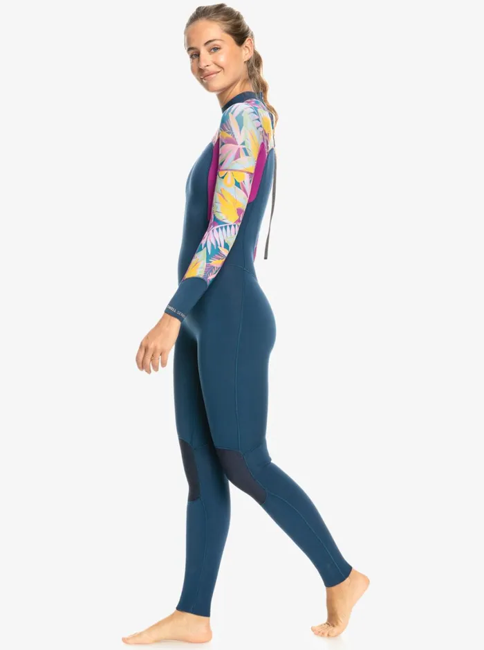 Roxy Wetsuits 32mm Swell Series Back Zip Wetsuit Anthracite Hot Tropics Swim Ax 8211 Women