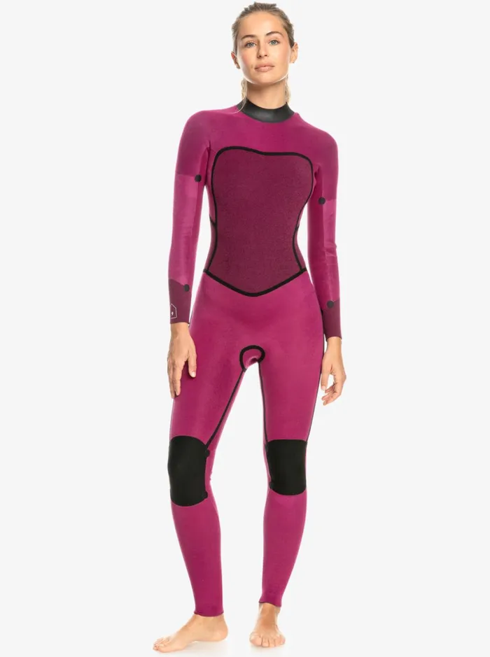 Roxy Wetsuits 32mm Swell Series Back Zip Wetsuit Anthracite Hot Tropics Swim Ax 8211 Women