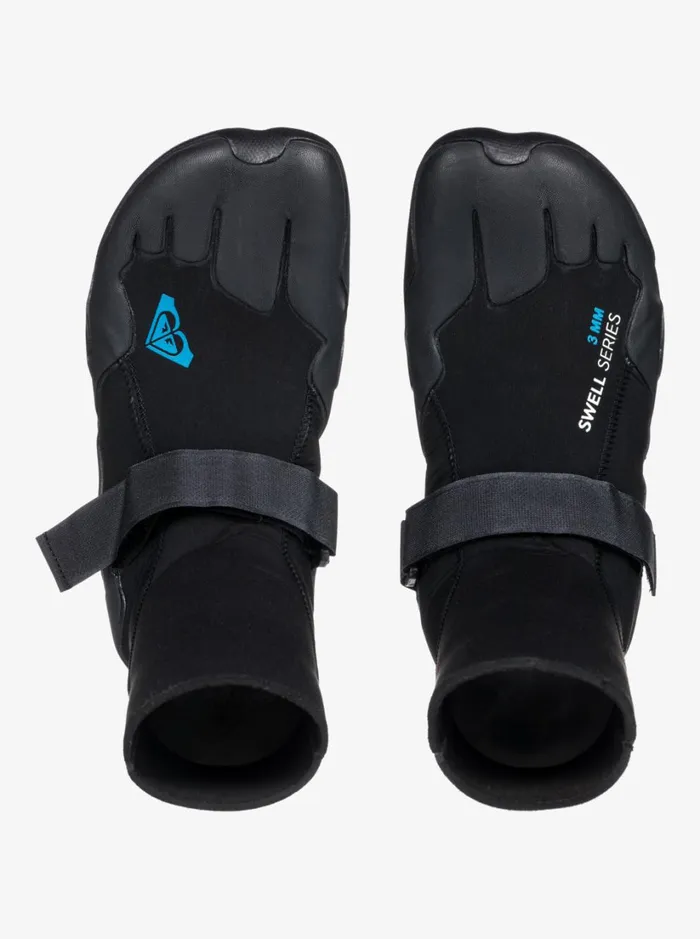 Roxy Wetsuits 3mm Swell Round Toe Wetsuit Boots True Black 8211 Women