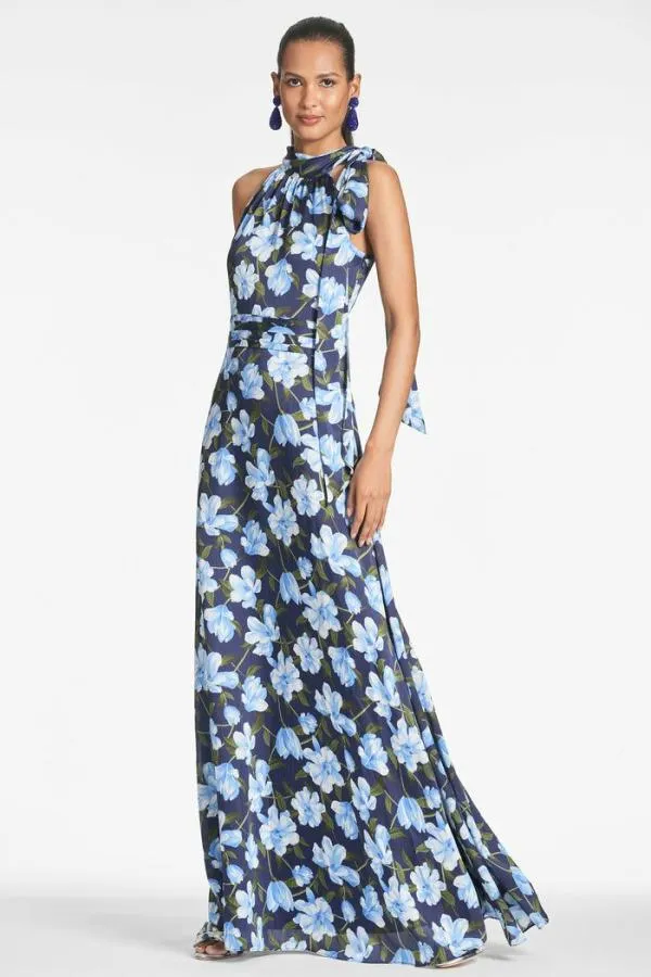 Sachin and Babi Kayla Gown 8211 Ocean Blue Magnolia Ocean Blue Magnolia Women Plus Sizes