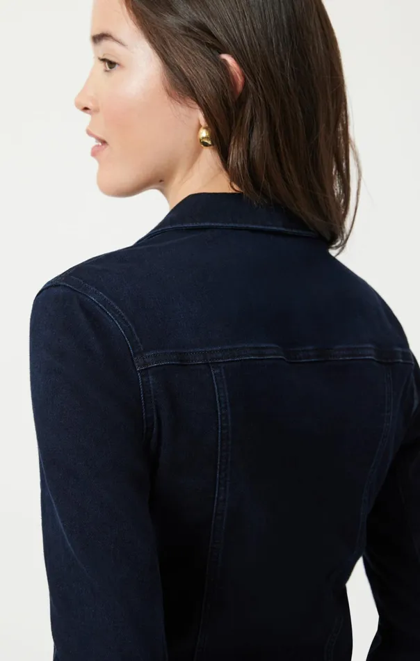 Samantha Jacket In Midnight Feather Blue Women Mavi Jeans Jackets Samantha Jacket In Midnight Feather Blue Women Mavi Jeans Jackets