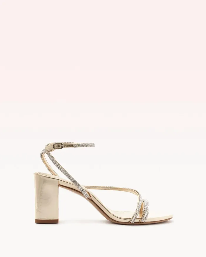 Sandals Women Alexandre Birman Leah Zircone 70 Gold
