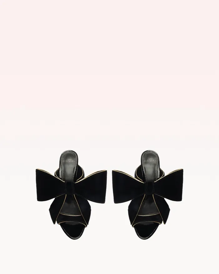 Sandals Women Alexandre Birman Lupita 85 Velvet Black Black