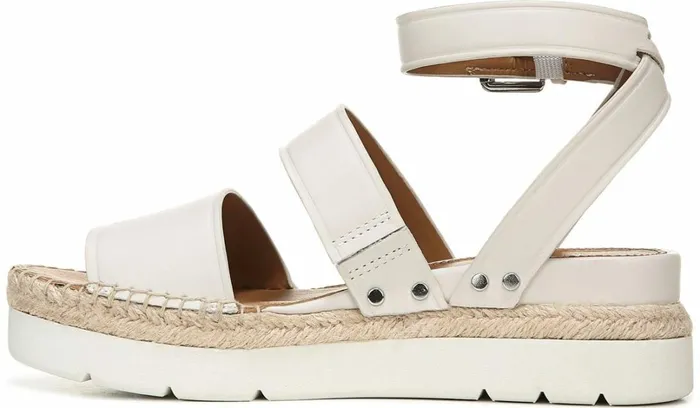 Sandals Women Franco Sarto Sarto Calvin Wedge Sandal Putty Leather