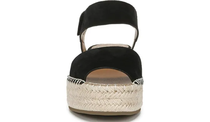 Sandals Women Franco Sarto Sarto Oak Espadrille Sandal Black Suede Sandals Women Franco Sarto Sarto Oak Espadrille Sandal Black Suede