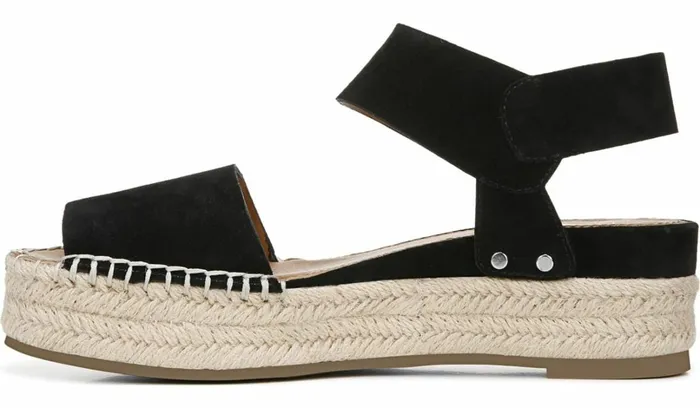 Sandals Women Franco Sarto Sarto Oak Espadrille Sandal Black Suede Sandals Women Franco Sarto Sarto Oak Espadrille Sandal Black Suede