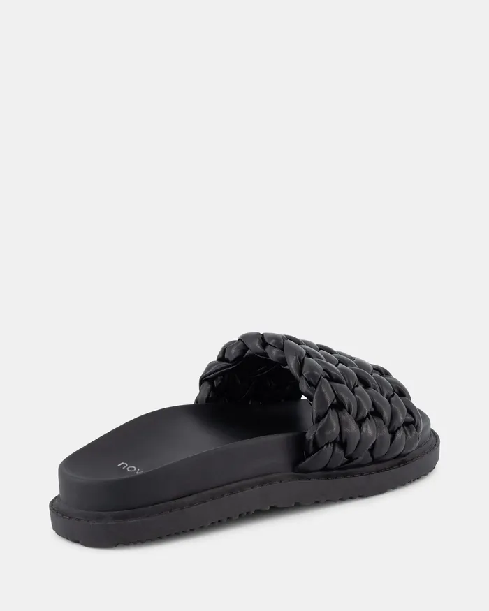 SGAEYL BLACK Sandals Women Flat Sandals NOVO Shoes