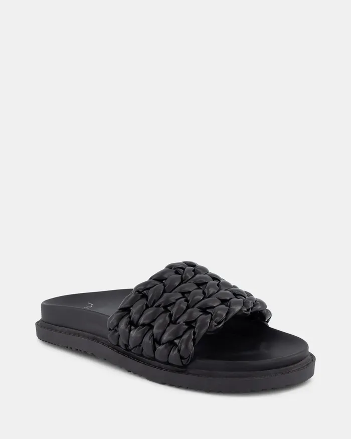 SGAEYL BLACK Sandals Women Flat Sandals NOVO Shoes
