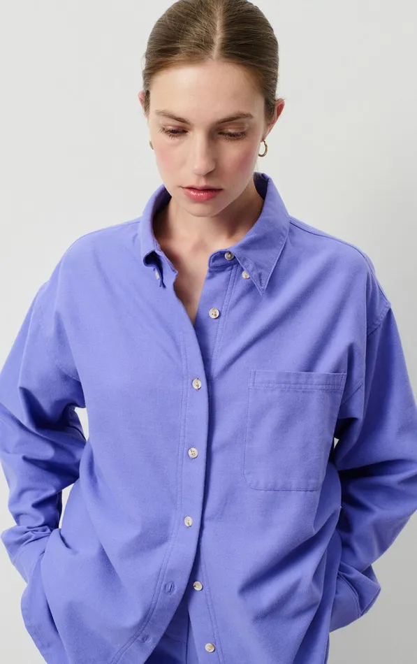 Shirt Dakota Provence Melange Women American Vintage Shirts Shirt Dakota Provence Melange Women American Vintage Shirts
