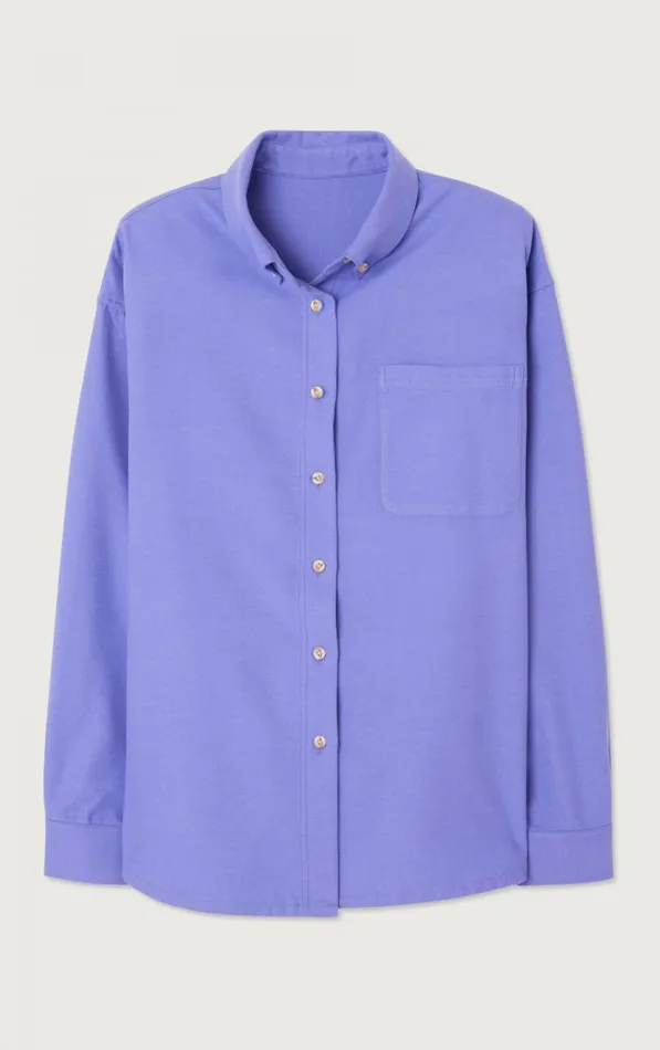 Shirt Dakota Provence Melange Women American Vintage Shirts Shirt Dakota Provence Melange Women American Vintage Shirts