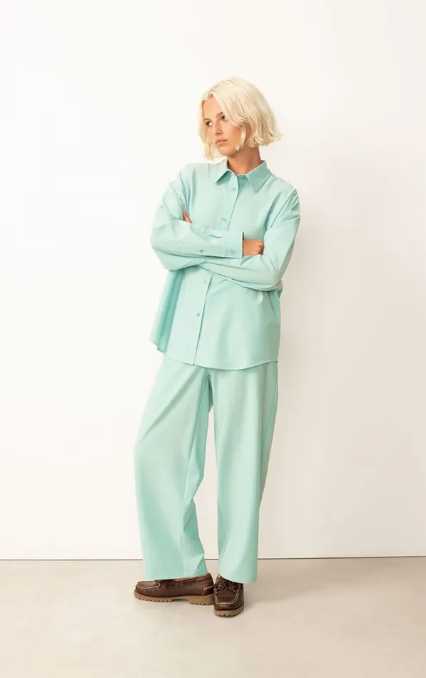 Shirt Doacity Celadon Women American Vintage Shirts Shirt Doacity Celadon Women American Vintage Shirts