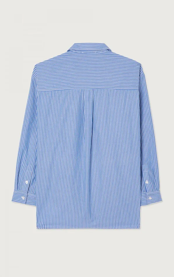 Shirt Zatybay Aqua Stripes Women American Vintage Shirts Shirt Zatybay Aqua Stripes Women American Vintage Shirts