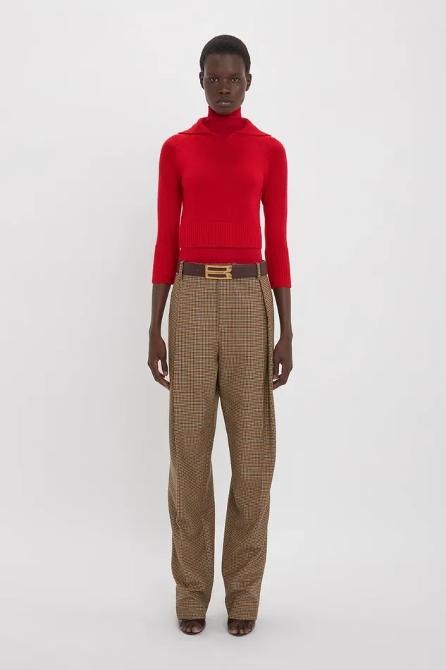 Shirts and Tops Women Victoria Beckham Double Layer Top In Deep Red