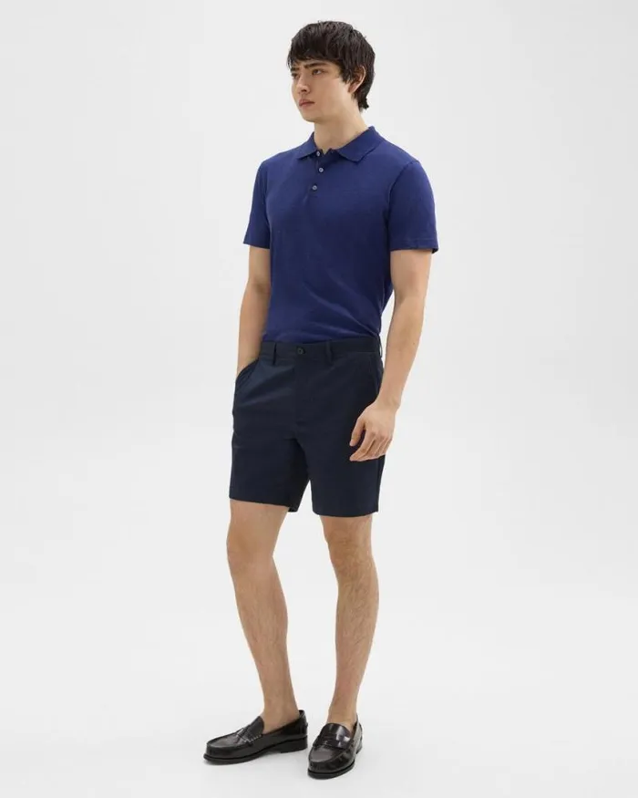 Shorts Men Theory Zaine 7 Short In Organic Cotton Baltic Shorts Men Theory Zaine 7 Short In Organic Cotton Baltic