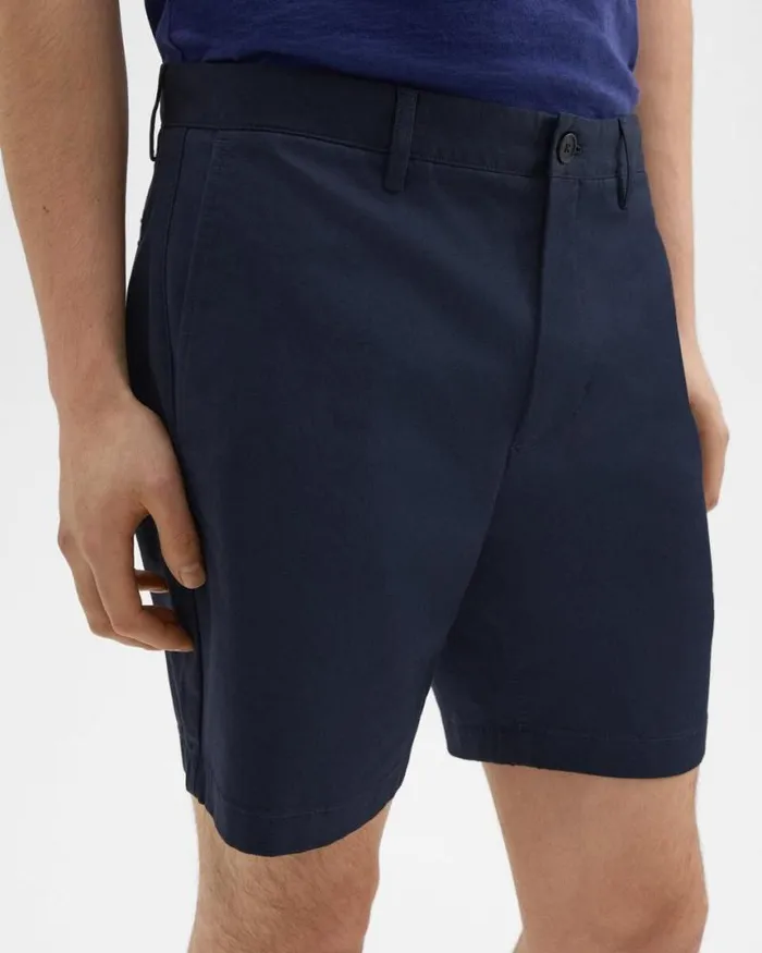 Shorts Men Theory Zaine 7 Short In Organic Cotton Baltic Shorts Men Theory Zaine 7 Short In Organic Cotton Baltic