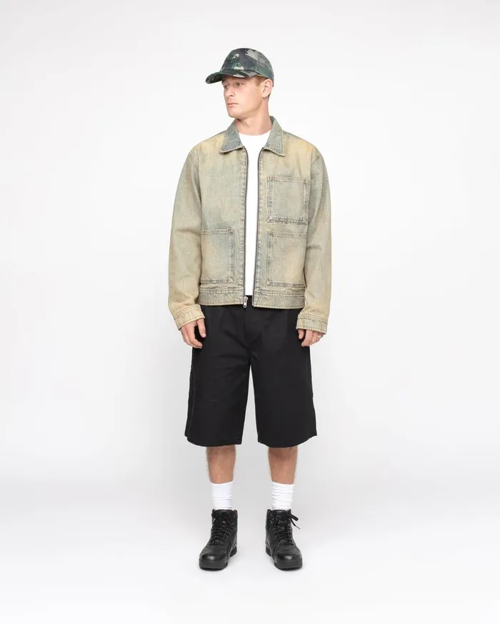Shorts MenWomen Stussy CHINO WORK SHORT Black Shorts MenWomen Stussy CHINO WORK SHORT Black