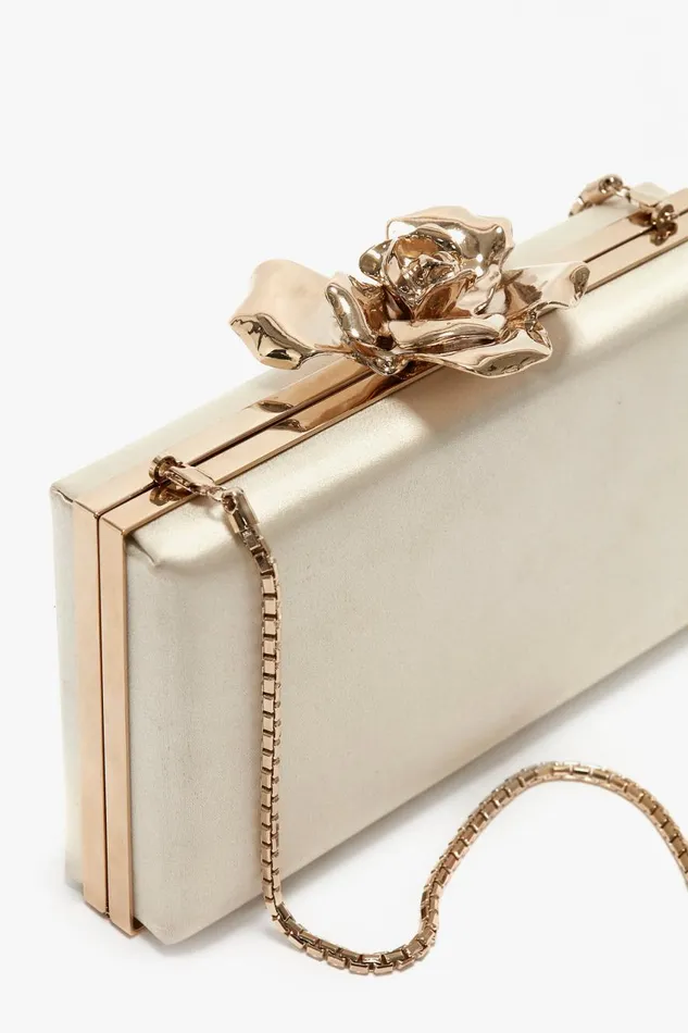 Shoulder Bags Women Victoria Beckham Frame Flower Minaudiere In Chamomile Shoulder Bags Women Victoria Beckham Frame Flower Minaudiere In Chamomile