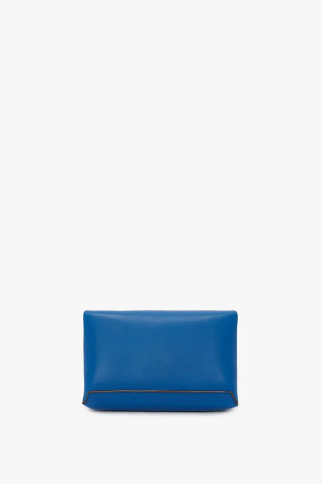 Shoulder Bags Women Victoria Beckham Mini Chain Pouch With Long Strap In Sapphire Blue