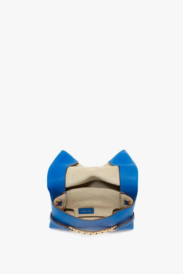 Shoulder Bags Women Victoria Beckham Mini Chain Pouch With Long Strap In Sapphire Blue