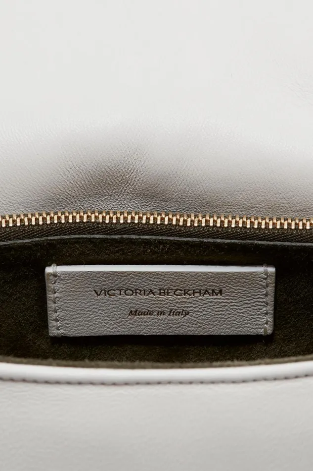 Shoulder Bags Women Victoria Beckham Puffy Chain Pouch With Strap In White Leather Shoulder Bags Women Victoria Beckham Puffy Chain Pouch With Strap In White Leather