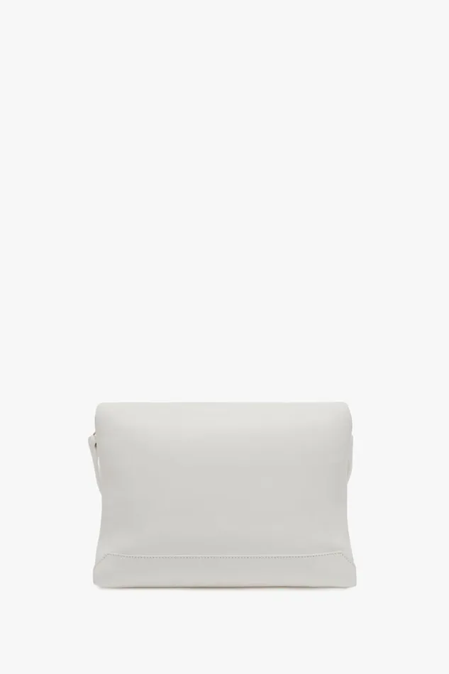 Shoulder Bags Women Victoria Beckham Puffy Chain Pouch With Strap In White Leather Shoulder Bags Women Victoria Beckham Puffy Chain Pouch With Strap In White Leather