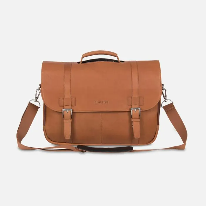 Show Business Leather Computer Portfolio Cognac Men Kenneth Cole Bags