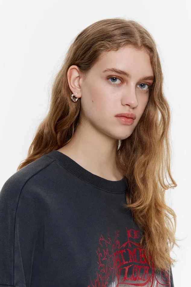 Silver Heart Hoop Earrings Silver Women Bimba Y Lola Jewelry Silver Heart Hoop Earrings Silver Women Bimba Y Lola Jewelry