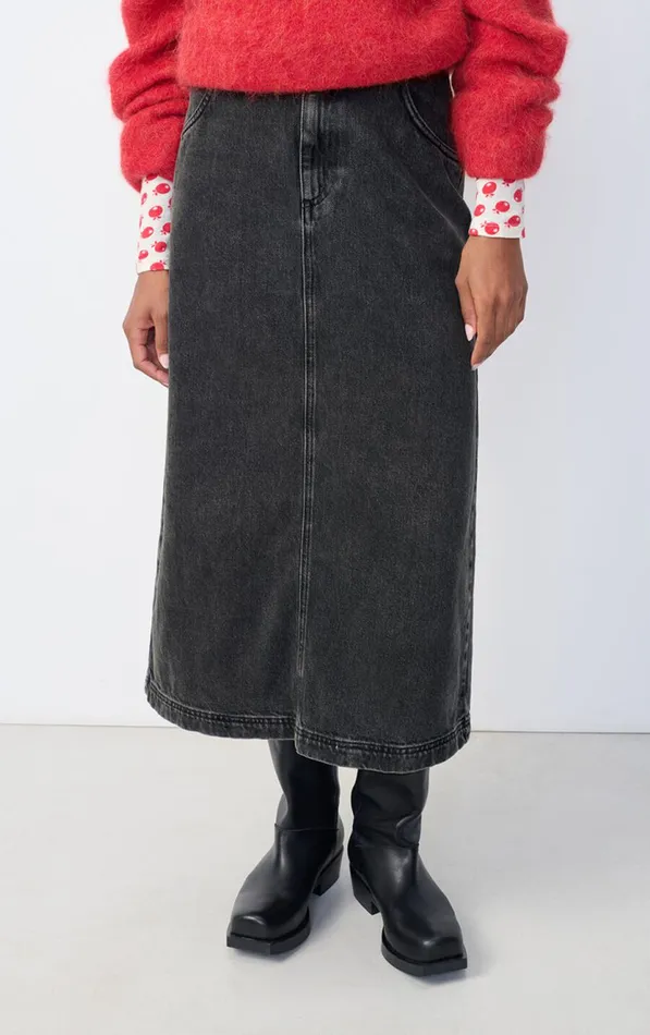 Skirt Yopday Black Salt And Pepper Women American Vintage Skirts