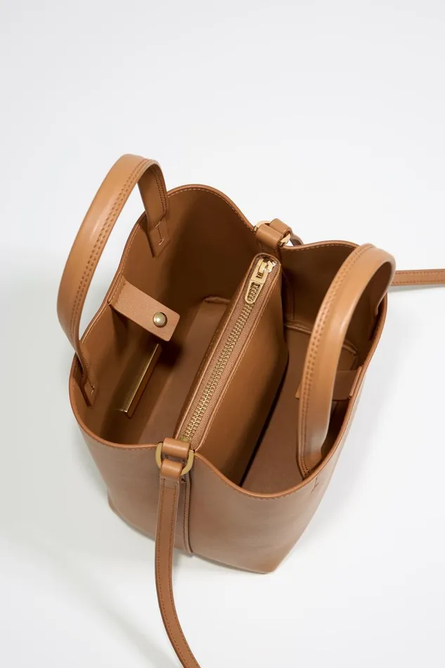 Small Honey Leather Chihuahua Bag Honey Women Bimba Y Lola Crossbody Bags