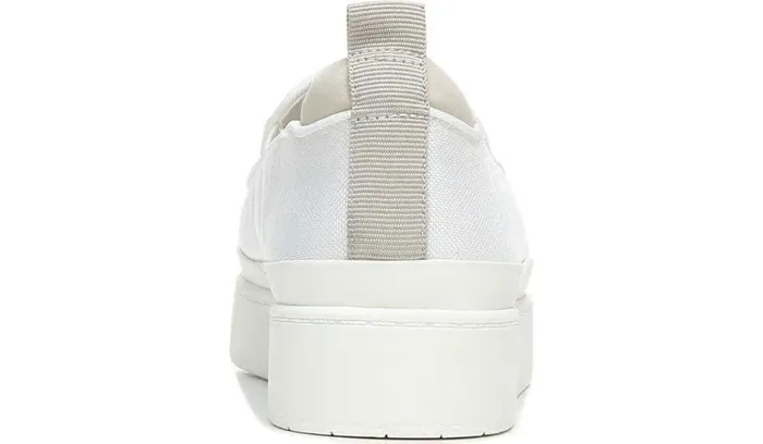 Sneakers Women Franco Sarto Franco Homer 4 Platform Slip On Sneaker White Fabric